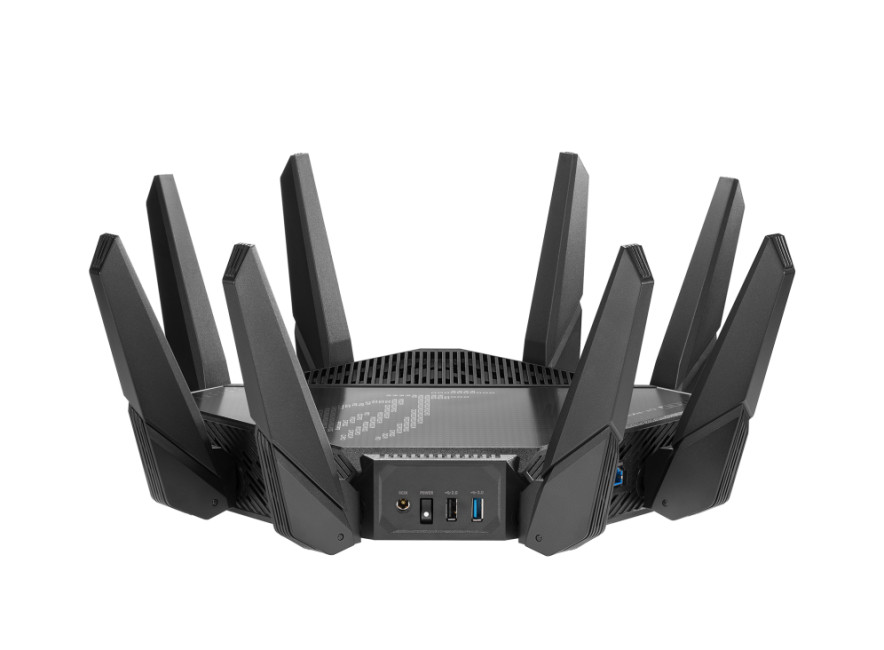 ASUS ROG Rapture GT-AX11000 Pro Wireless Router Gigabit Ethernet Tri-band (2.4 GHz / 5 GHz / 5 GHz) Black - 90IG0720-MU2A00
