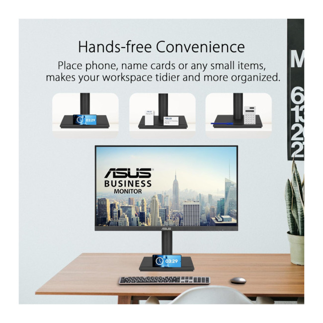 ASUS VA27DQFS 27" Full HD IPS 100 Hz 1 ms Height Adjustable Built-In Speakers Monitor