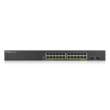 Zyxel GS190024HPV2-GB0101F Managed 24 x Gigabit Ethernet RJ45+SFP Ports Network Switch