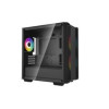 DeepCool CC360 Micro ATX Tempared Glass PC Case - Black
