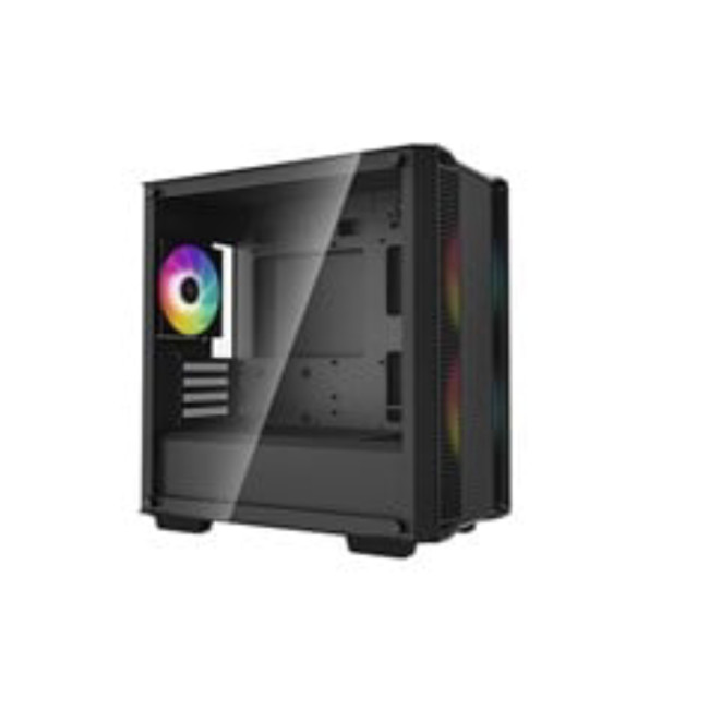 DeepCool CC360 Micro ATX Tempared Glass PC Case - Black