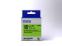 Genuine Epson C53S655005 LK-5GBF Fluorescent Label Cartridge Black/Green 18mmx9m