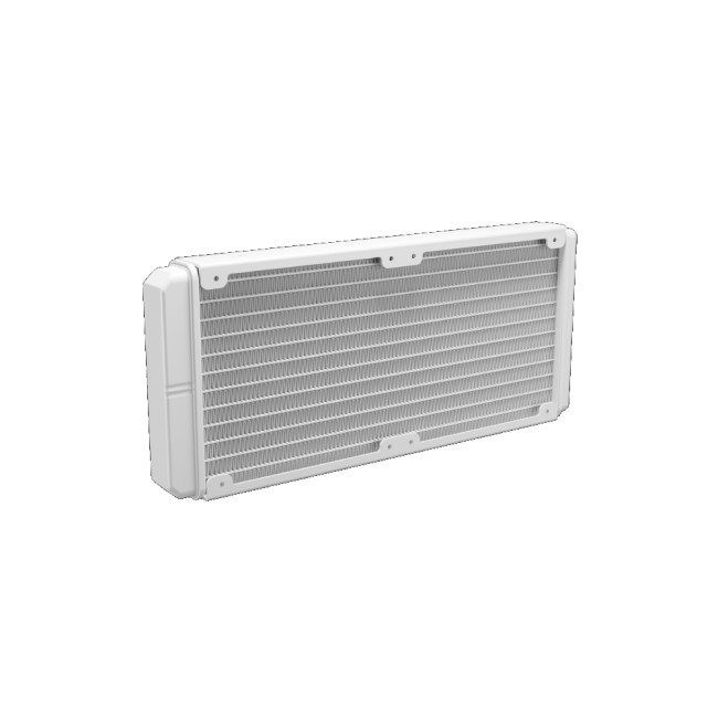 GAMDIAS AURA GL240 V2 White 240mm RGB All-in-One Liquid Cooler