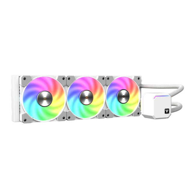 VIDA Trifrost 360 ARGB 360mm AIO Liquid CPU Cooler - White