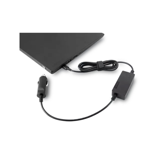 Lenovo 40AK0065WW Auto Mobile Device Charger 65W USB-C DC Adapter