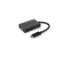 Lenovo USB-C to VGA to USB-C VGA Black cable Interface/gender Plus Power Adapter