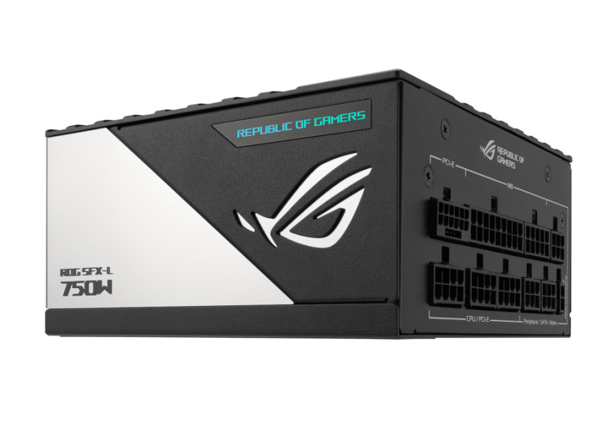ASUS ROG Loki SFX-L 750W, Fully Modular Power Supply, 80+ Platinum, 120mm PWM ARGB Fan, Aura Sync, ATX 3.0 Compatible, PCIe 5.0 Ready, 10 Year Warranty - 90YE00N4-B0NA00