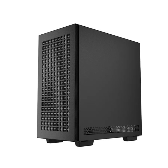 DeepCool CH370 Tempered Glass MicroATX Gaming PC Case with 1 x Fan - Black