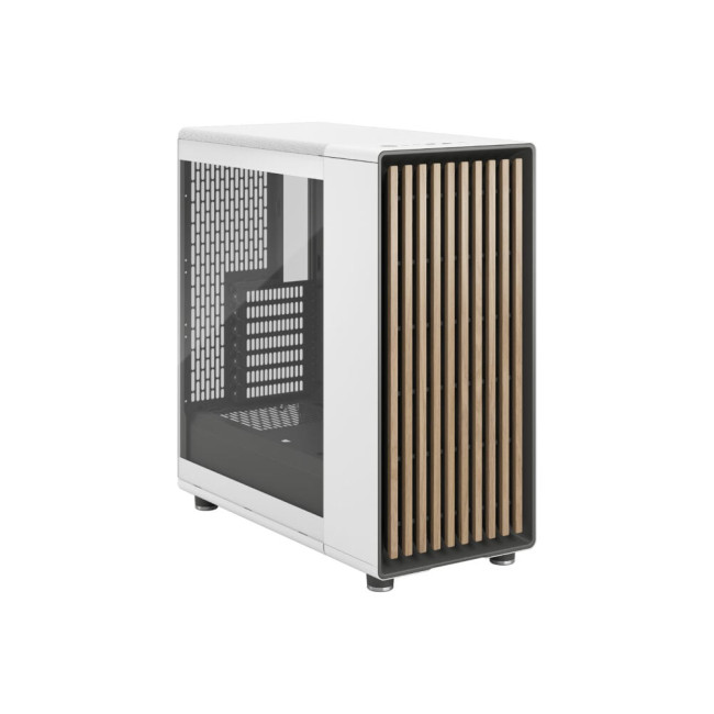Fractal Design North ATX Mid-Tower Tempered Glass Chalk White Gaming PC Case