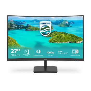 Philips E Line 271E1SCA/00 27" 1920 x 1080 Full HD LCD AMD FreeSync Curved Monitor