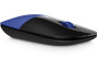 HP Z3700 Wireless Mouse Ambidextrous RF Optical 1200 DPI 2.4 GHz - Blue