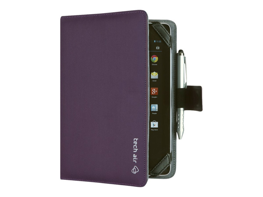 Techair TAXUT011 Universal Folio Case with Stand for 7-inch Tablet Purple Colour