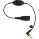 Jabra 8800-00-103 cable gender changer Quick Disconnect - male 3.5 mm Black