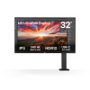 LG UltraFine Ergo 32UN880K-B.AEK 31.5" 4K Ultra HD 60Hz IPS HDMI Height Adjustable Monitor