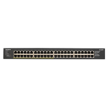 NETGEAR GS348PP Unmanaged Gigabit Ethernet 48 Ports Network Switch - Black