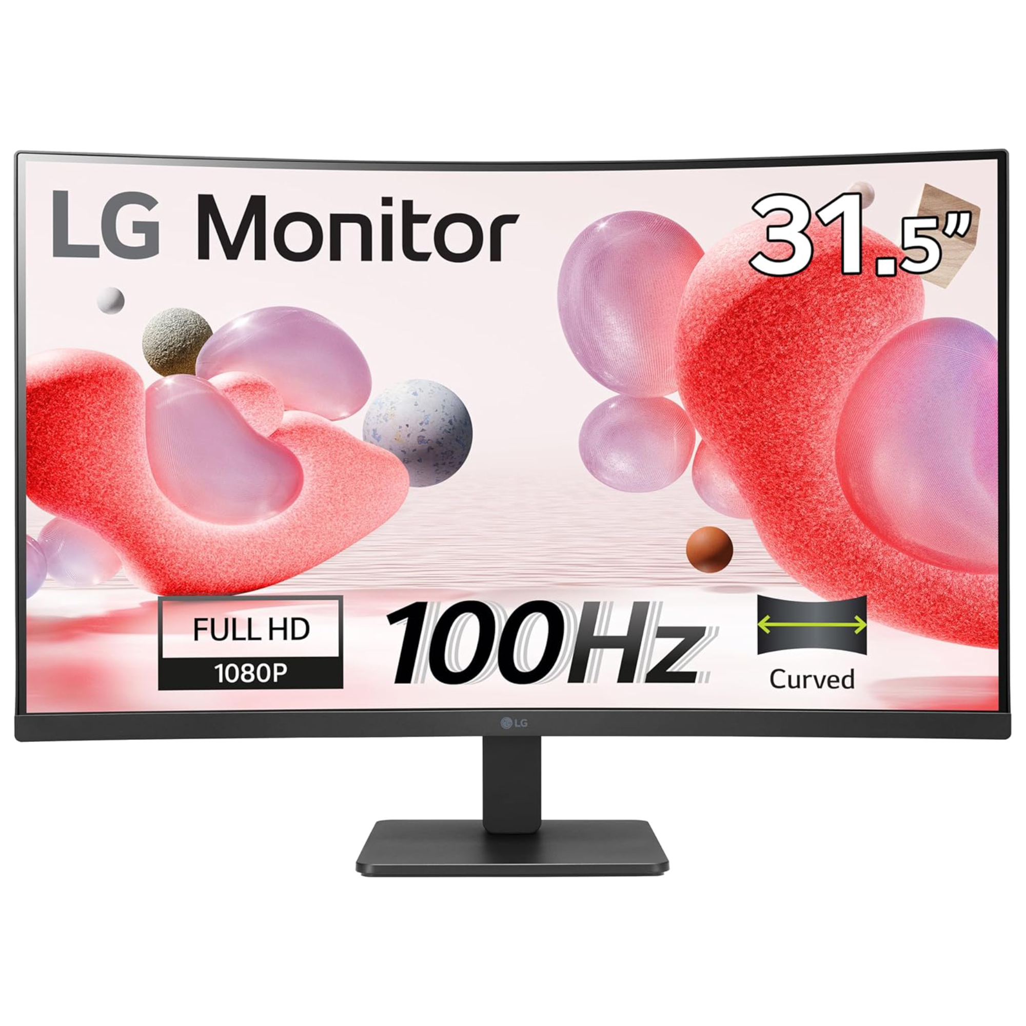 LG 32MR50C-B 31.5" Full HD VA 100Hz 5ms AMD FreeSync Black Stabilizer Curved Monitor