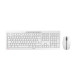 CHERRY Stream Desktop Recharge Full-size RF Wireless QWERTY Grey Mouse included