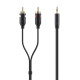 Belkin 2 m Mini-phone RCA Audio Cable for iPad iPod iPhone Tablet Smartphone