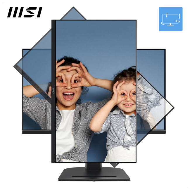 MSI PRO MP275PG 27" IPS Full HD 100Hz Height Adjustable Monitor with Speakers