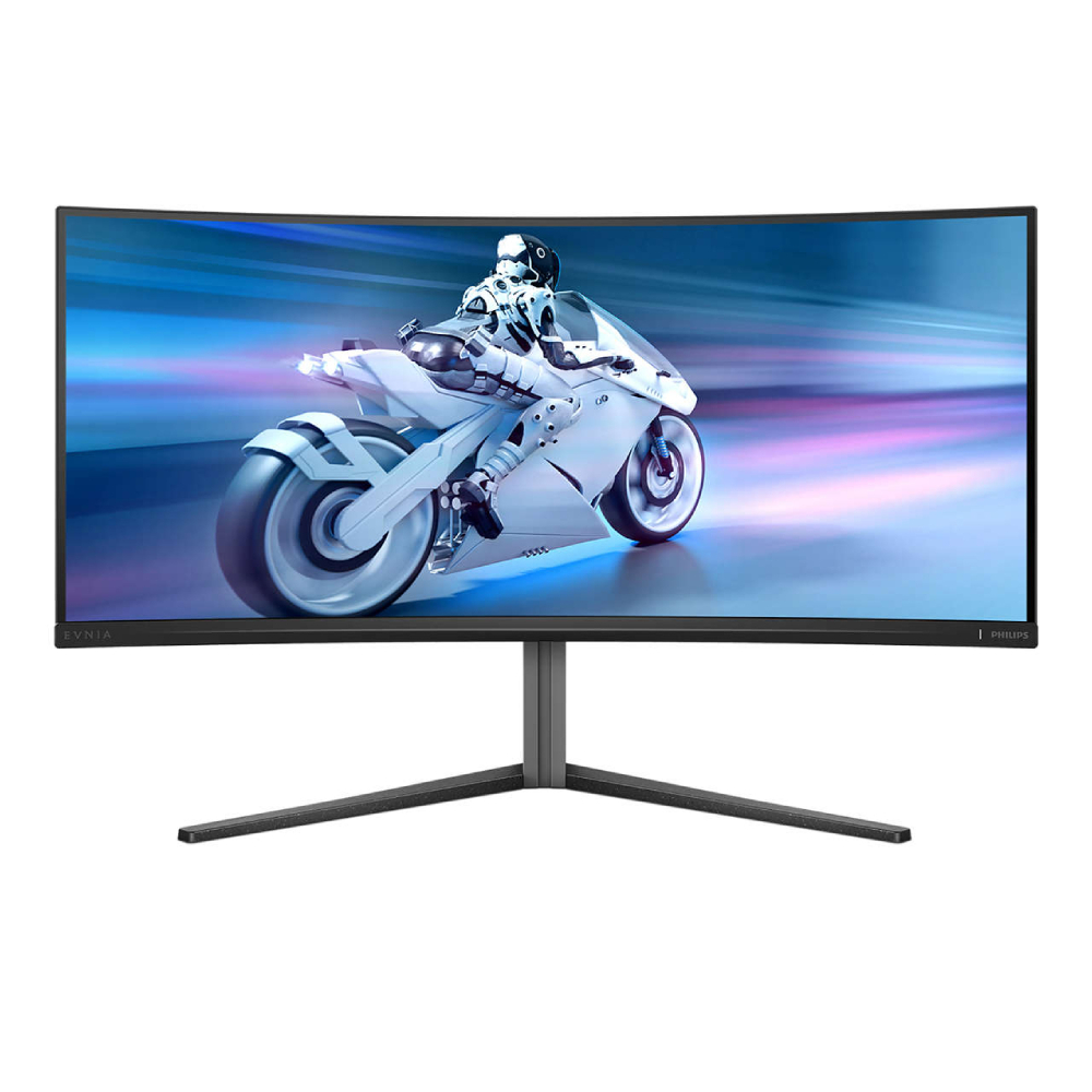 Philips Grey New Open Box Evnia 6000 34" Quad Hd 175Hz Oled Displayport Hdmi Curved Gaming Monitor