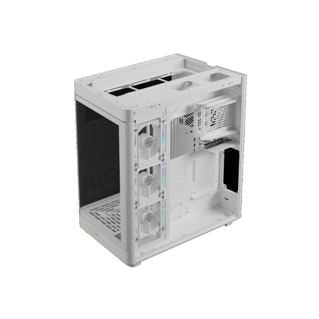 Gamdias NESO P1 PRO Tempered Glass Full Tower Gaming PC Case - White