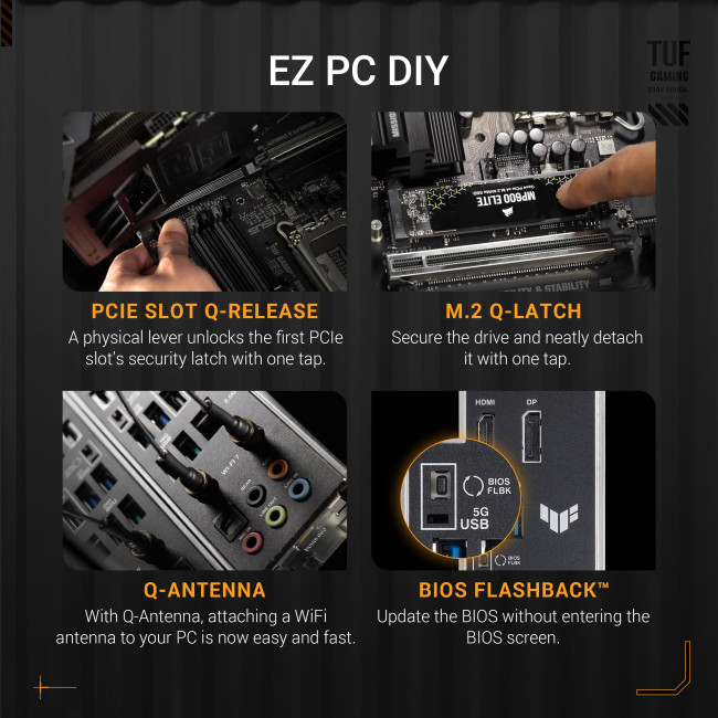 ASUS TUF GAMING B860-PLUS WIFI Intel DDR5 ATX Motherboard