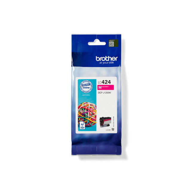 Brother LC424M Magenta 750 Pages Yield Ink Cartridge