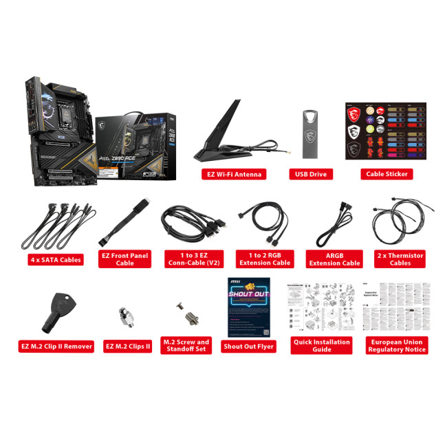 MSI Intel MEG Z890 ACE DDR5 PCIe 5.0 ATX Motherboard