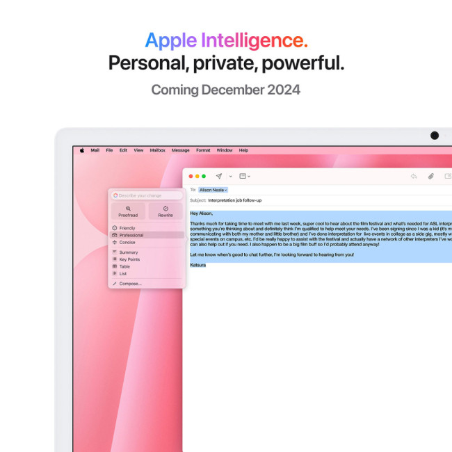 Apple iMac MD2U4B/A M4 chip 24GB RAM 512GB SSD 24" 4.5K Retina MacOS All In One PC - Pink