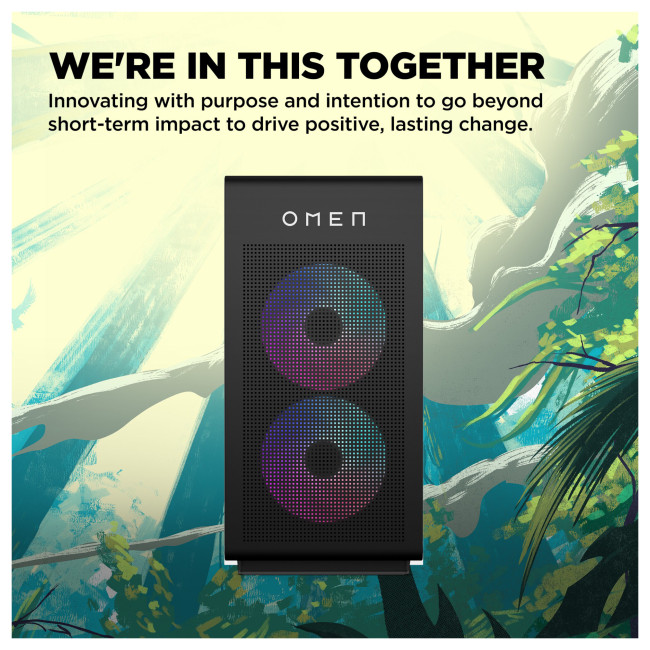 HP OMEN 35L Intel Core Ultra 7 265K 32GB RAM 1TB SSD + 1TB HDD NVIDIA GeForce RTX 5070 Ti Win 11 Home Gaming Tower PC