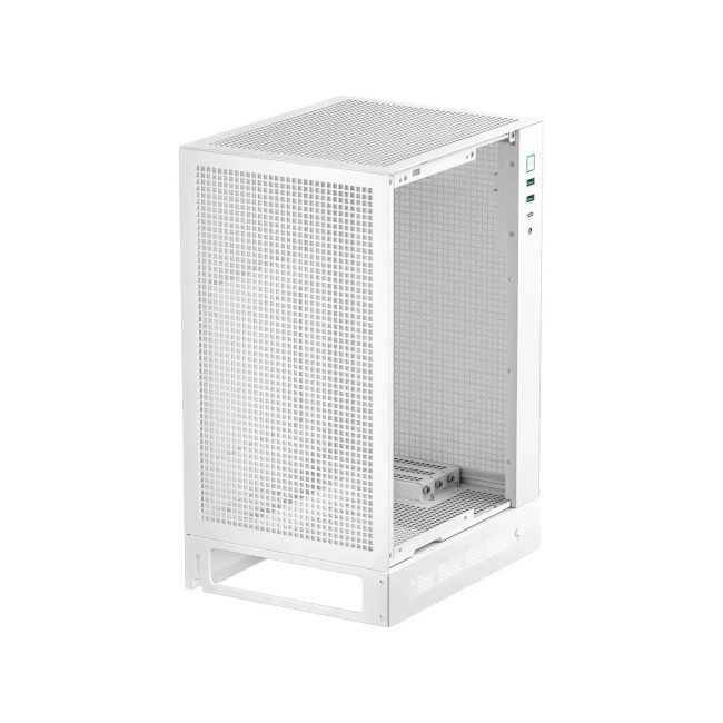DeepCool CH170 Digital WH SFF Mini-ITX Gaming PC Case - White