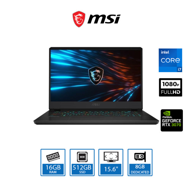MSI Leopard GP66 15.6" FHD Gaming Laptop Intel Core i7-11800H 16GB RAM 1TB SSD NVIDIA GeForce RTX 3080 8GB Graphics Win 11 HM Advanced - 9S7-154322-498