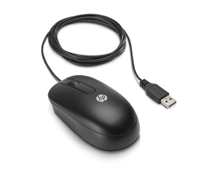 HP 3-button USB Laser Right and Left-handed - Laser - 3 buttons - Wired - USB