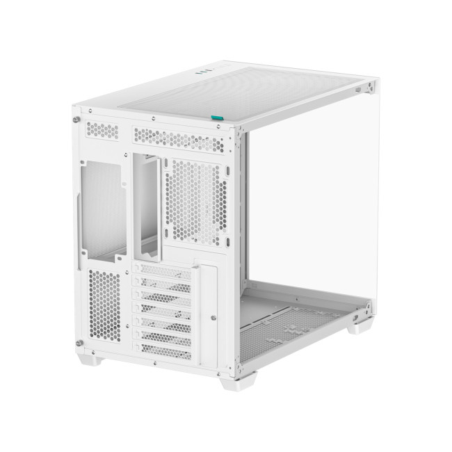 DeepCool CB530 WH Mid Tower Tempered Glass ATX Gaming PC Case - White