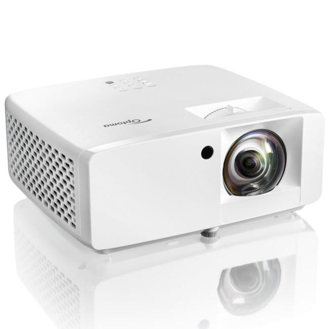 Optoma GT2000HDR Short Throw 1080p 3500 ANSI Lumens DLP Home Entertainment Laser Projector White