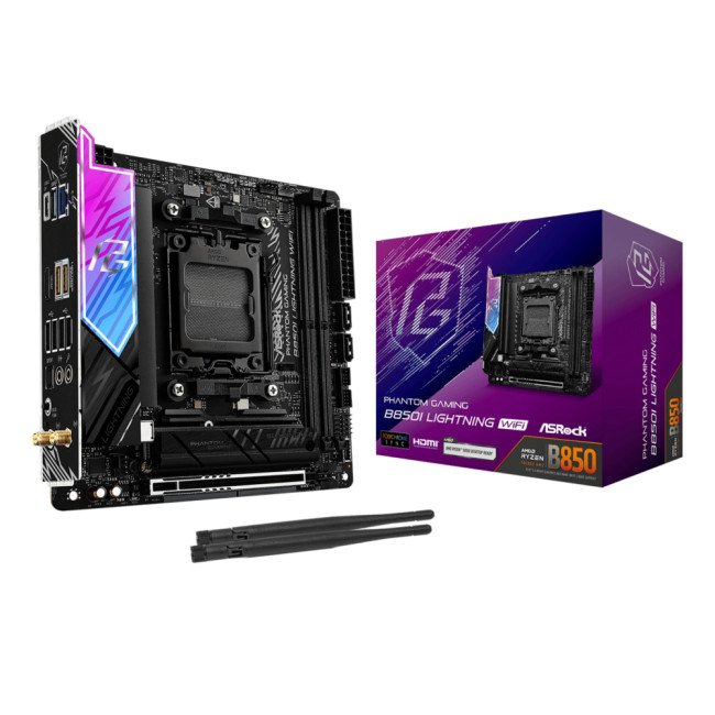 Asrock Phantom Gaming B850I Lightning WiFi  Mini-ITX AMD Socket AM5 Motherboard