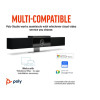 Poly Studio 5x Zoom USB Video Bar Black - 842D4AA