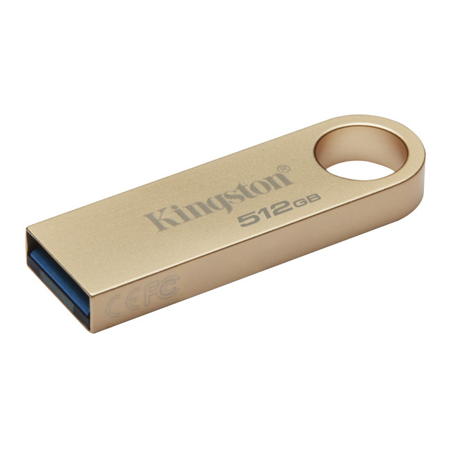 USB Stick Kingston Technology DataTraveler 512GB Metal USB 3.2 Gen 1 SE9 G3 Flash Drive - Gold