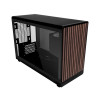 Lian Li A3-mATX Glass Edition Wood Micro Form Factor Gaming PC Case - Black