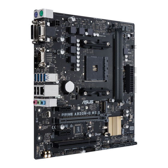 ASUS PRIME A320M-C R2.0 Micro ATX Motherboard Socket AM4, AMD A320 Chipset