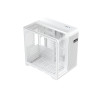 1st Player RT5 WH Tempared Glass Micro Tower Gaming PC Case - White
