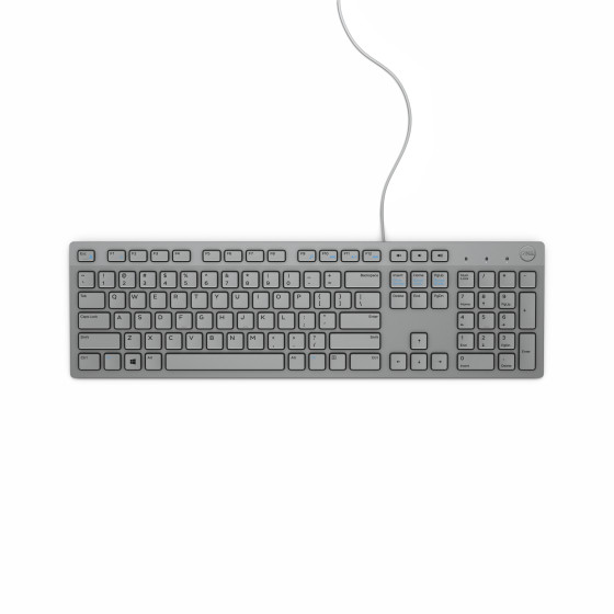 DELL KB216 Wired Multimedia Comfortable Keyboard-KB216 - UK (QWERTY) - Grey