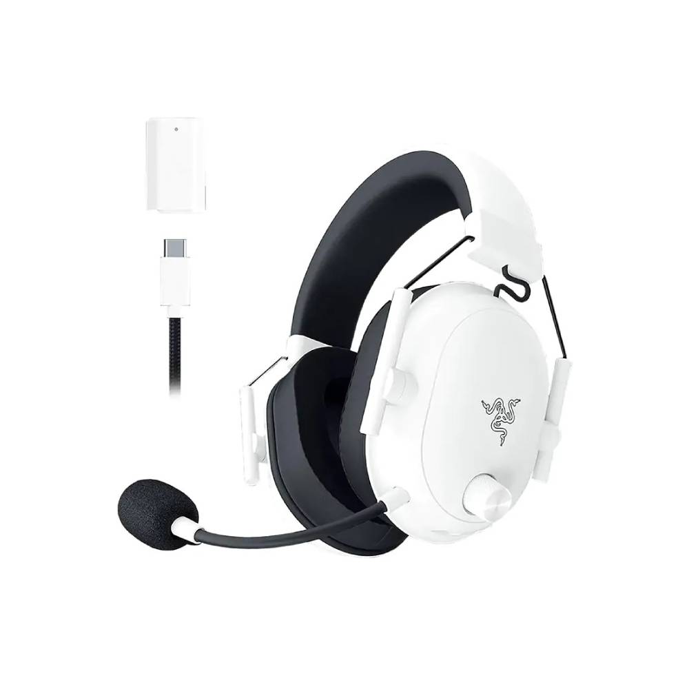 Razer White Blackshark V2 Hyperspeed Wireless Ultra-Lightweight Esports Gaming Headset