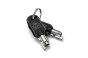 Kensington Keyed Cable Lock for Surface Pro, Carbon steel, Black, Silver