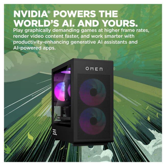 HP OMEN 35L GT16-0034na Intel Core Ultra 7 265K 32GB RAM 1TB SSD 1TB HDD NVIDIA RTX 5080 Windows 11 Home Tower Gaming PC
