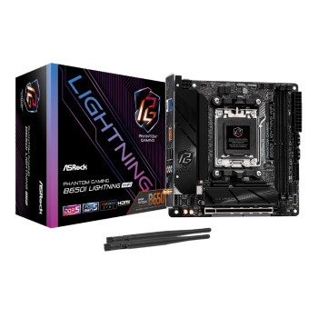 Asrock B650I Lightning WiFi DDR5 Mini-ITX Socket AM5 Motherboard