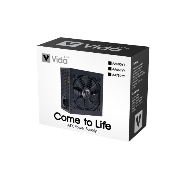 Vida Lite AA-500-YY 500W 24-pin ATX PSU Power Supply