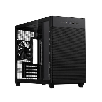 ASUS AP201 Prime Case TG Micro ATX PC Case Black - 90DC00G0-B39010