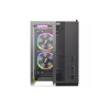 1st Player RT5 BK Tempared Glass Micro Tower Gaming PC Case with 3 x RGB Fans