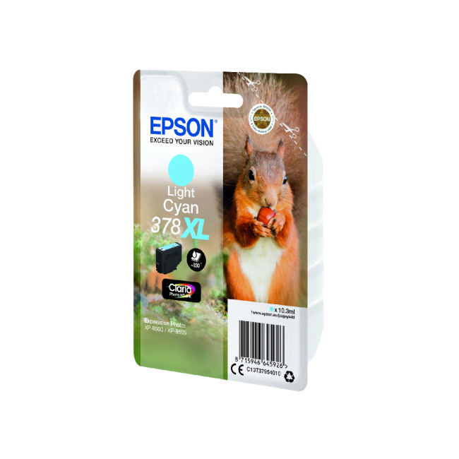 Epson C13T37954010 (378XL) Ink cartridge bright cyan 830 pages 10ml